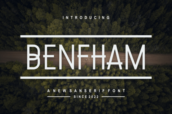 Benfham: A Modern Sans Serif Font for Your Brand