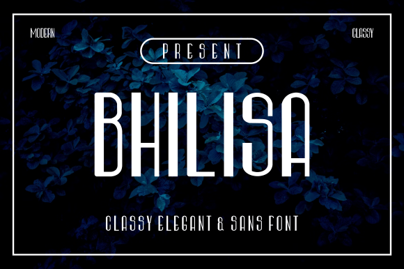 Bhilisa: A Classy Sans Serif for Modern Branding