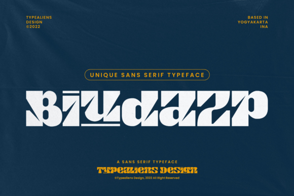 Biudazp: A Modern Sans Serif Font for Campaigns