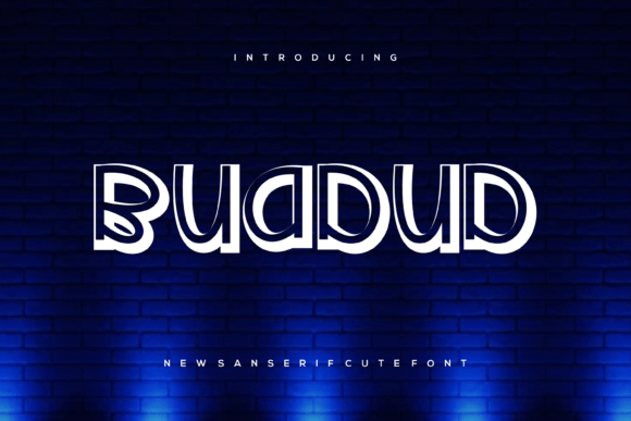 Buadud: A Charming Sans Serif Font for Makers