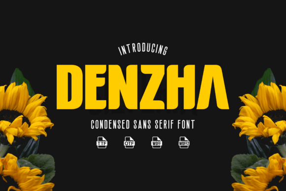 Denzha: An Elegant Sans Serif Font for Editorial Design