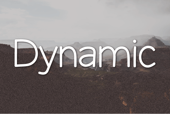 Dynamic: A Casual Sans Serif Font for Modern Branding