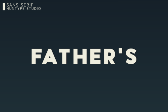 Father s: A Clean Sans Serif Font for Editorial Design