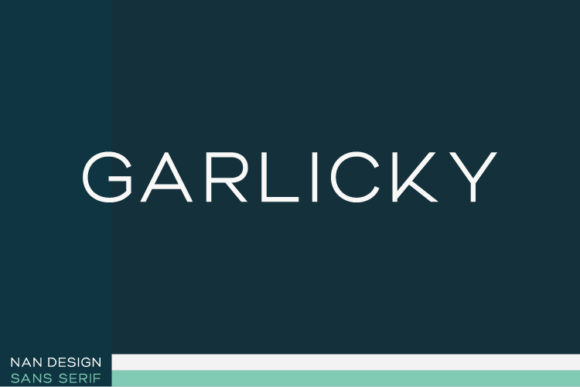 Garlicky: A Stunning Sans Serif for Makers