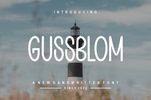 Gussblom: The Elegant Sans Serif Typeface for Web Design