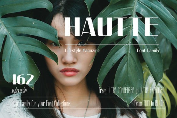 Hautte: A Stylish Sans Serif Font for Modern Campaigns