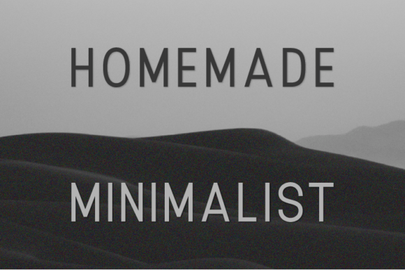 Homemade Minimalist: A Modern Sans Serif for Editors