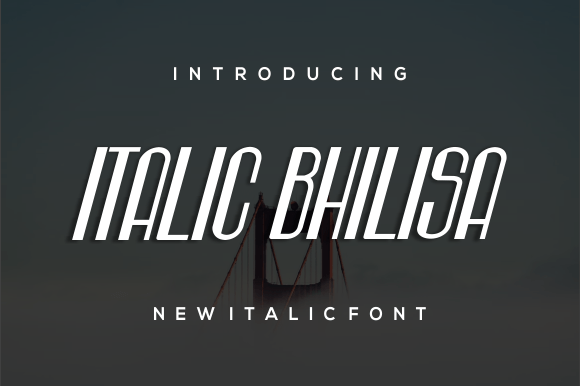 Italic Bhilisa: A Bold Sans Serif for Modern Editorial