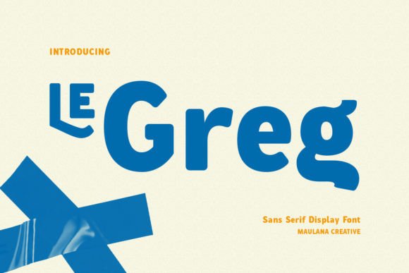 Le Greg: A Modern Sans Serif for Editorial Design