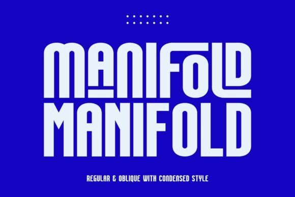 Manifold: A Bold Sans Serif for Makers