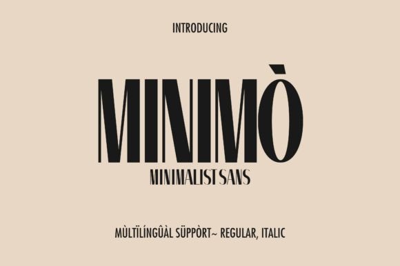 Minimò: The Versatile Sans Serif Font for Campaigns