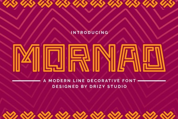 Mornad: A Modern Sans Serif for Bold Branding