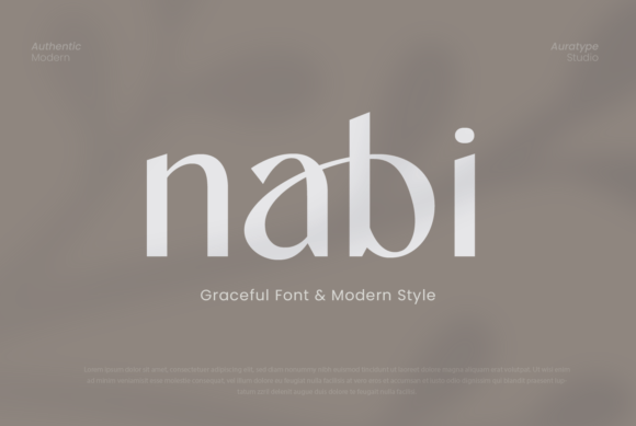 Nabi: A Refined Sans Serif Font for Makers