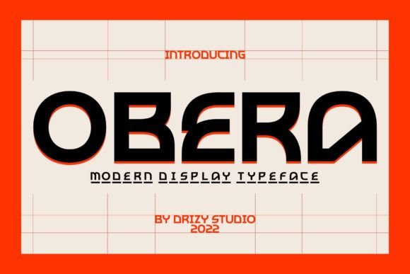 Obera: A Bold Sans Serif Font for Modern Branding
