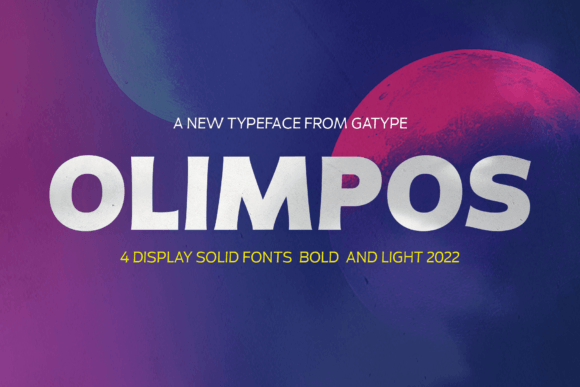 Olimpos: A Bold Sans Serif Font for Business