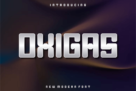 Oxigas: A Modern Sans Serif Font for Crafters