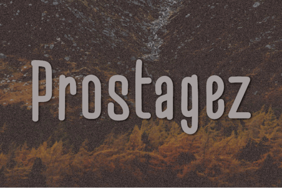 Prostagez: A Natural Sans Serif Font for Makers