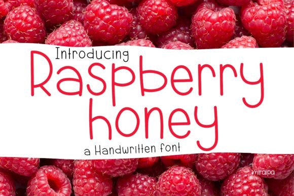 Raspberry Honey: A Friendly Sans Serif Font for Crafters