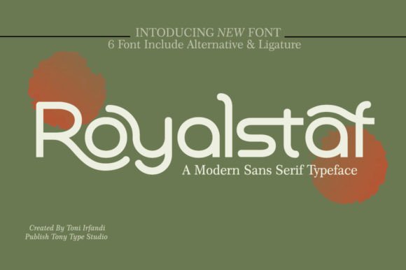 Royalstaf: A Modern Sans Serif Font for Your Brand