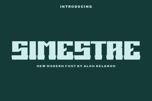 Simestre: A Unique Sans Serif Font for Your Brand