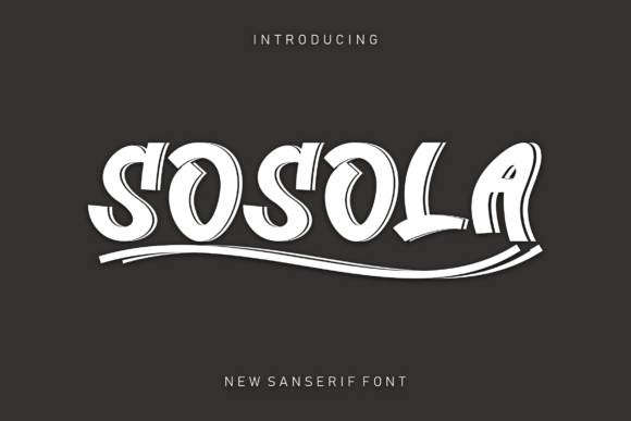 Sosola: A Modern Sans Serif Font for Campaigns