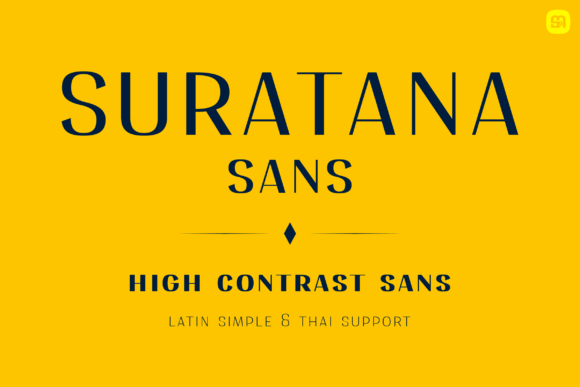 Suratana Sans: A Modern Font for Your Brand