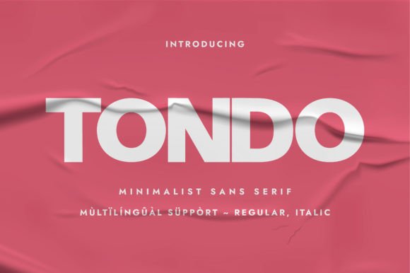 Tondo: The Bold Sans Serif Font for Campaigns
