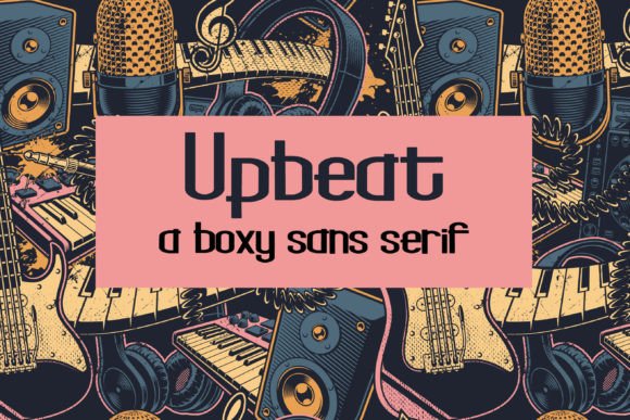Upbeat: A Bold Sans Serif Font for Your Brand