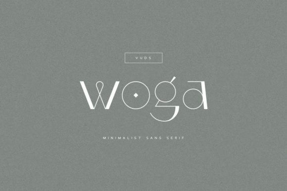 Woga: A Modern Sans Serif Font for Campaigns