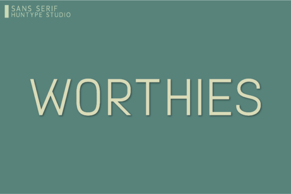 Worthies: The Versatile Sans Serif Font for Modern Brands
